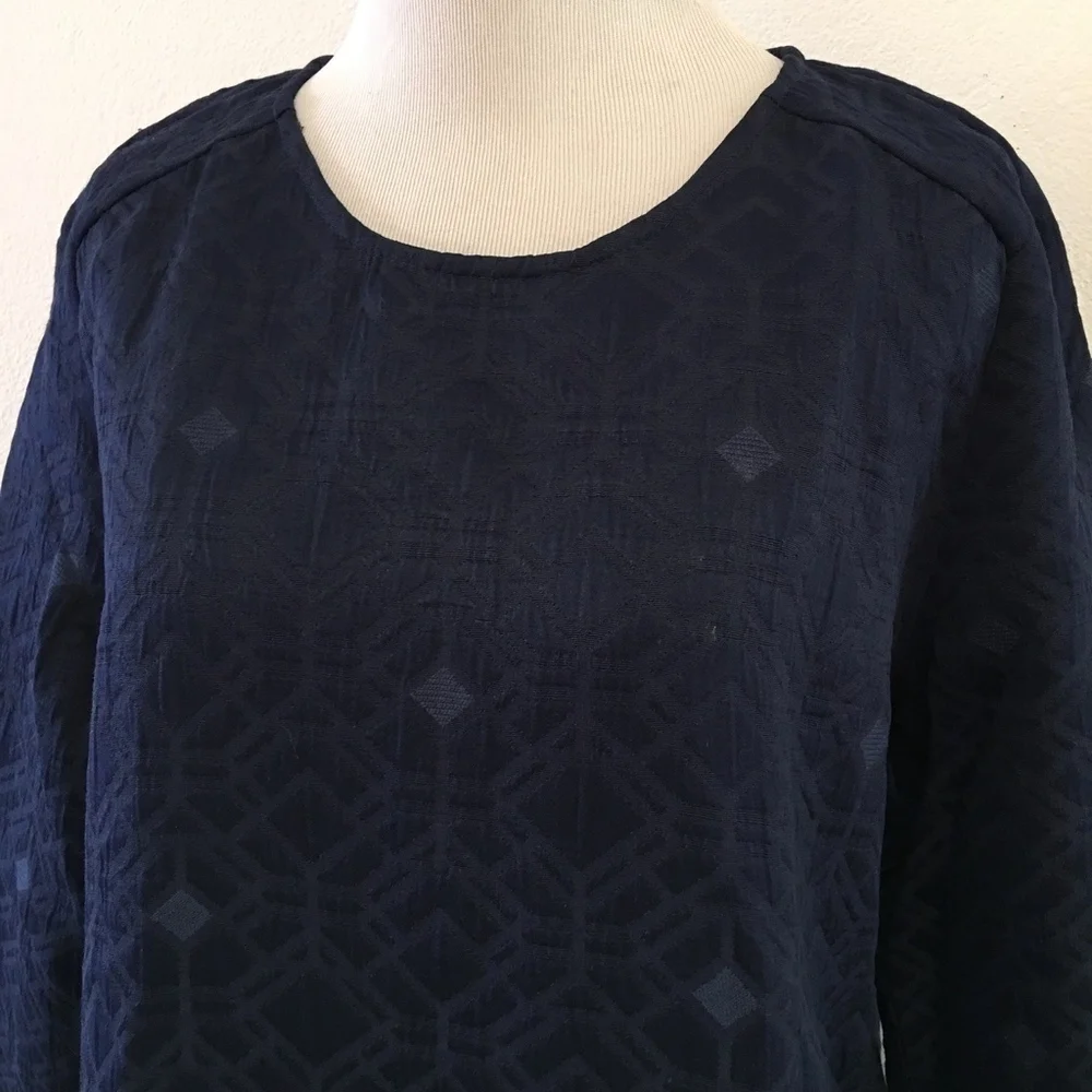 J.Crew Long Sleeve Top Size 6 Blue